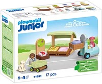 Playmobil juguete Puesto de mercado ecológico & montacargas sostenible 71691