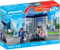 Playmobil set de construcción policía Starter Packs sala de interrogatorios juguete