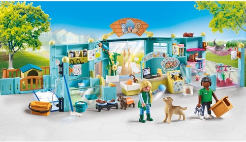 Playmobil hotel de animales set de construcción niños - juguete cuidado animal-3