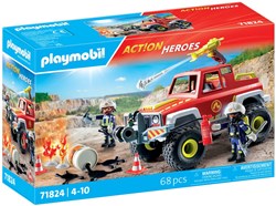 Playmobil camión de bomberos juguete - Action Heroes - interactivo