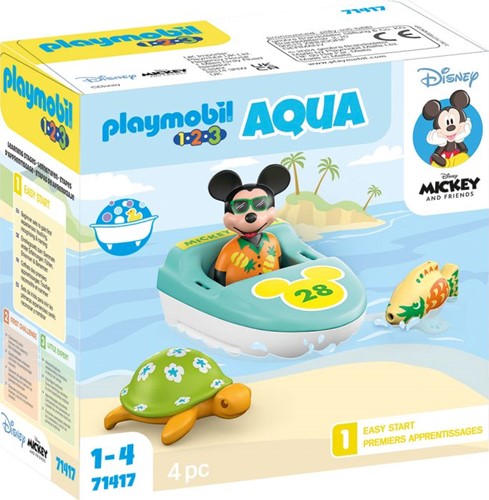 PLAYMOBIL 1.2.3 AQUA & DISNEY: MICKEYS BOAT TOUR
