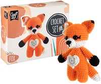 Creative Craft Group kit de ganchillo zorro - set creativo ganchillo animales