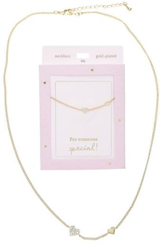 Depesche collar Heart of Gold plateado con letra R-3