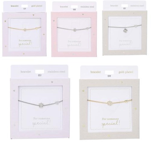 Depesche pulsera plateada Heart of Gold Happy - joya para mujer regalo-2
