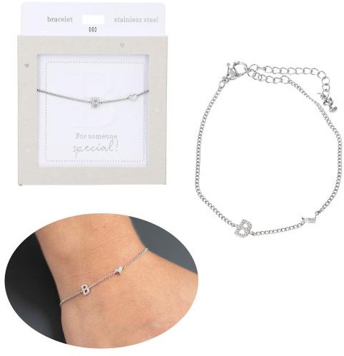 Depesche pulsera plateada Heart of Gold Happy - joya para mujer regalo-3