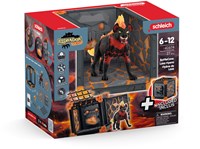 Schleich figura de juego Eldrador Creatures BattleCave Hiena de Lava - animal fantástico