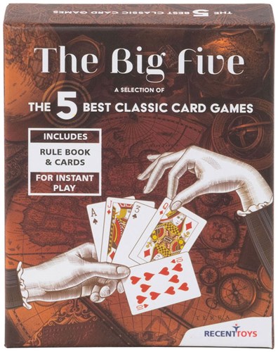 Recent Toys juego de cartas The Big Five - clásico juego familiar