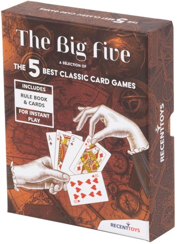 Recent Toys juego de cartas The Big Five - clásico juego familiar-3