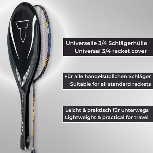Schildkröt funda raqueta bádminton 3/4 protección poliéster-2