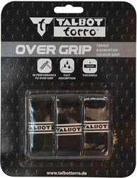 Schildkröt overgrip bádminton cinta grip raqueta set 3 piezas negro