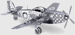 Eureka maqueta - Mustang P-51 puzzle 3D metálico avión