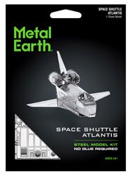 Eureka Puzzle 3D Transbordador Espacial Atlantis - maqueta metálica