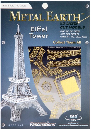 Eureka kit de construcción metálico - Puzzle 3D modelo Torre Eiffel-2