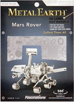 Metal Earth Mars Rover puzzle 3D kit construcción plata modelismo-2