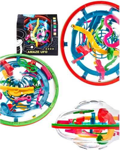 Eureka rompecabezas - Juego de laberinto Amaze UFO para niños y adultos-2