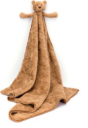 Jellycat manta de peluche Bartholomew Bear 56x70 cm manta para bebé