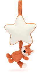 Jellycat peluche musical Bashful Fox Cub - suave zorro de peluche