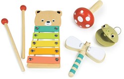 Mentari set musical de madera instrumentos para niños