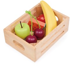 Mentari cesta de frutas de madera - set de juego para niños