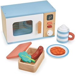 Mentari microondas de juguete de madera cocina infantil