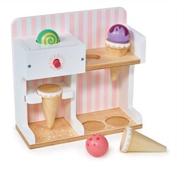 Mentari quiosco de helados de madera juguete - juego de rol heladería