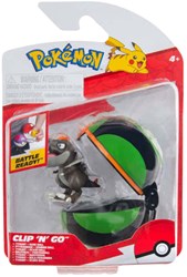 Jazwares Figura de acción Pokémon Clip 'N' Go Tyrunt Dusk Ball Set 2-en-1
