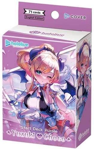 Asmodee Hololive OCG juego de cartas Starter Deck Yuzuki Choco 71 cartas