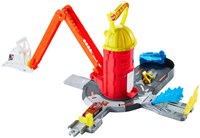 Hot Wheels estación de bomberos de juguete - City Super Fire Station Rescue - set de juego-3