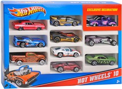 Hot Wheels set de regalo - coches de juguete 10-pack con coche exclusivo