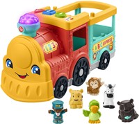 Fisher-Price Little People Tren ABC de Animales - Juguete educativo tren-3