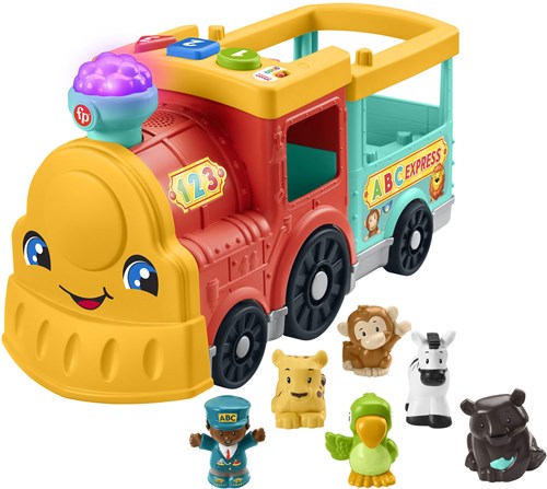 Fisher-Price Little People Tren ABC de Animales - Juguete educativo tren-3