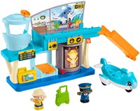 Fisher-Price Little People aeropuerto de juguete - set de juego de aventuras-2