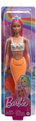 Mattel muñeca sirena Barbie cola naranja muñeca de juguete fantasía