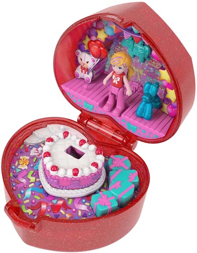 Mattel Polly Pocket juguete aniversario - 80 años Ruby Red Ring Box-2