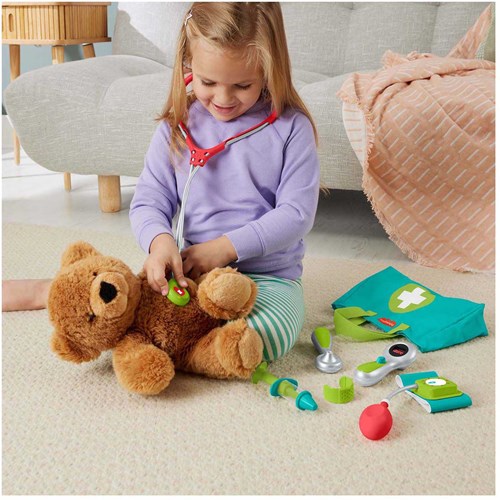 Fisher-Price set de doctor - maletín médico de juguete para niños-3