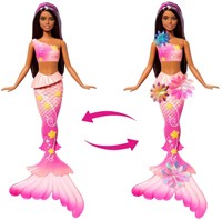Fisher-Price Barbie muñeca sirena flores mágicas - juguete de fantasía-3
