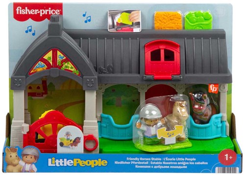 Fisher-Price Little People establo de caballos juguete granja set de juego