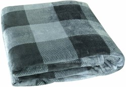 Manta de franela gris algodón 150x200cm textiles para bebés