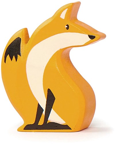 Tender Leaf animal de madera del bosque zorro - figura de juguete para niños