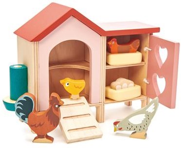 Tender Leaf gallinero de madera para niños - accesorio de granja sostenible-3