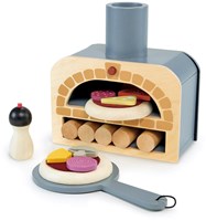 Tender Leaf horno de pizza de madera para niños - juego de pizza
