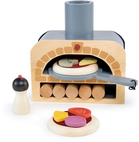 Tender Leaf horno de pizza de madera para niños - juego de pizza-2