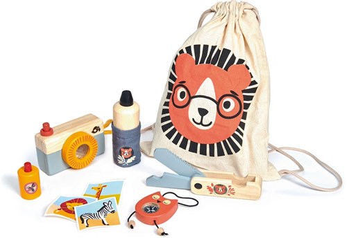 Tender Leaf aventura safari set de juego de madera para niños - juguete sostenible