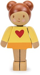 Tender Leaf familia de muñecas - Muñeca niña caramelo de madera