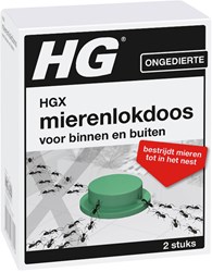 HG caja de cebo para hormigas eficaz contra hormigas en casa y jardín