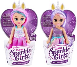 Muñeca Zuru Sparkle Girlz princesa unicornio mini muñeca juguete