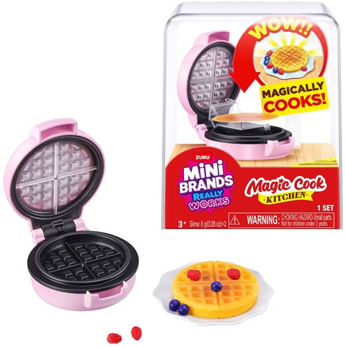 Zuru gofrera de juguete Mini Brands Cook Kitchen para niños-3