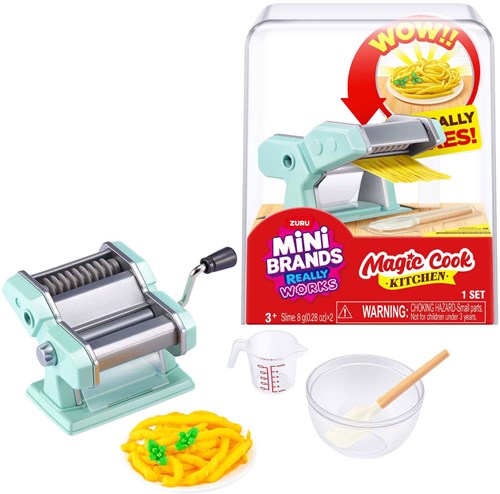 Zuru máquina de pasta de juguete Mini Brands Cook Kitchen set pasta-3