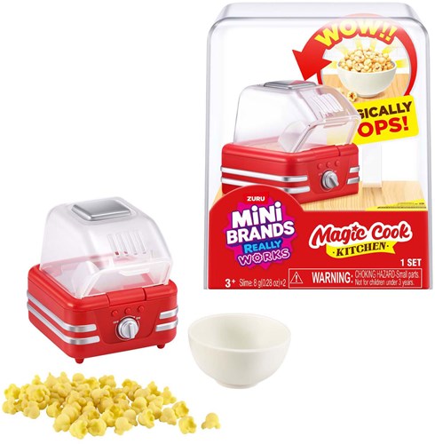 Zuru juguete Máquina de Palomitas Mini Brands Cook Kitchen set-3