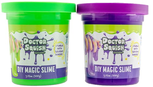 Boti juguete slime Doctor Squish Value Pack verde morado 240 gramos